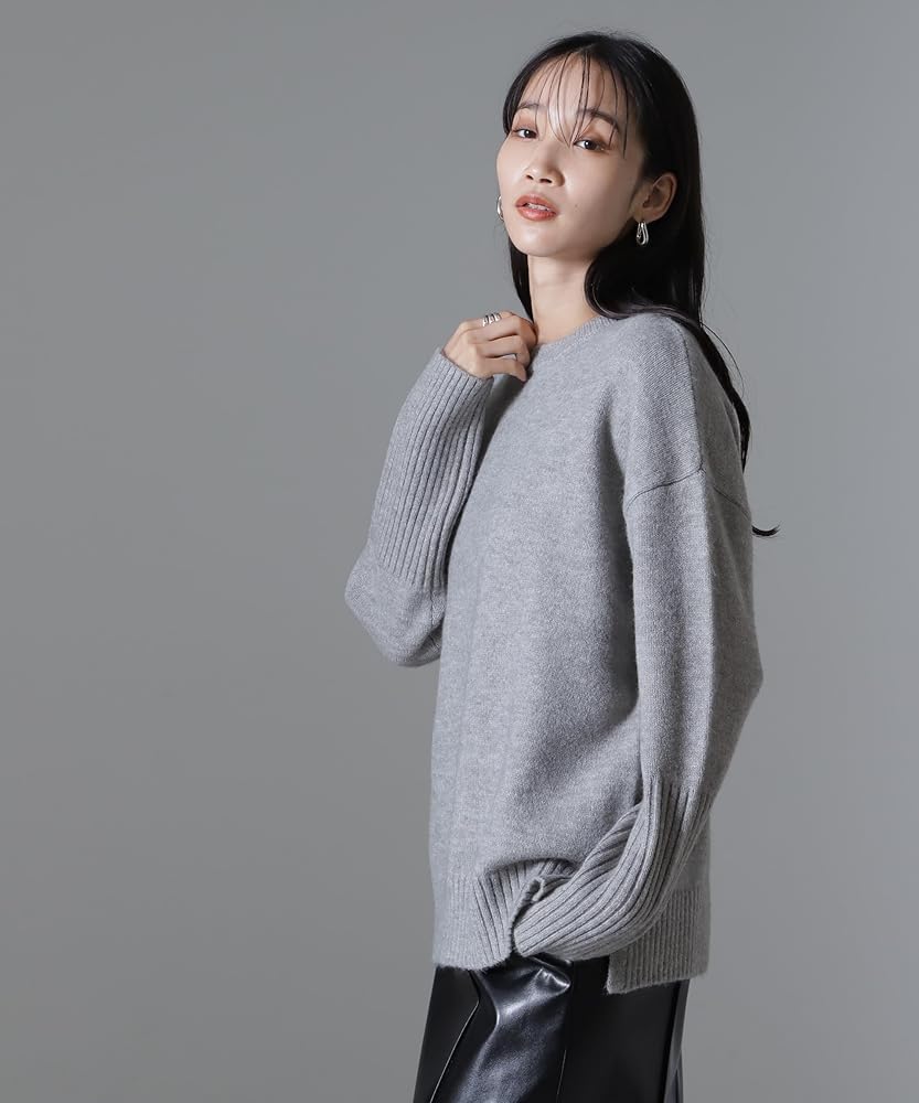 Amazon | [ナノ・ユニバース] クルーネック ニット プルオーバー